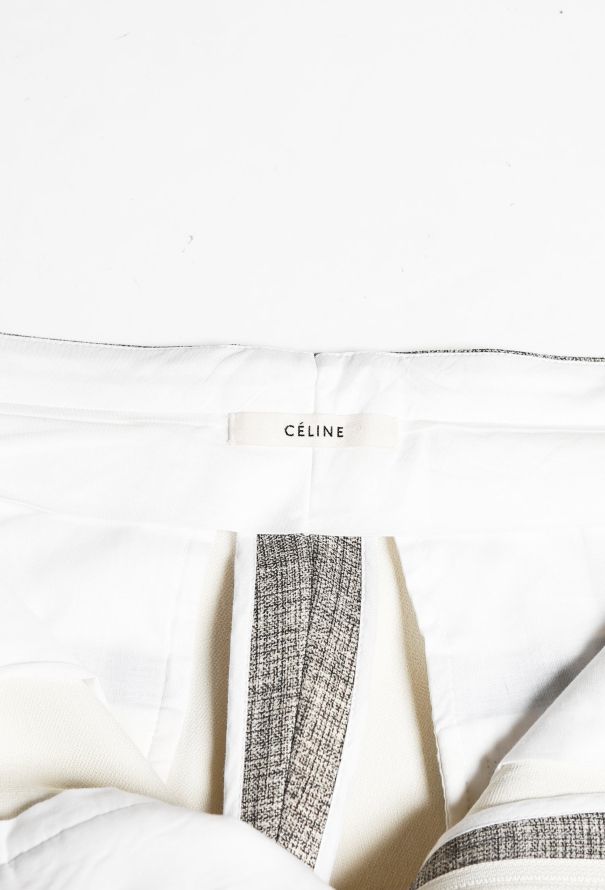 Céline Woven Wide-Leg Trousers - 4