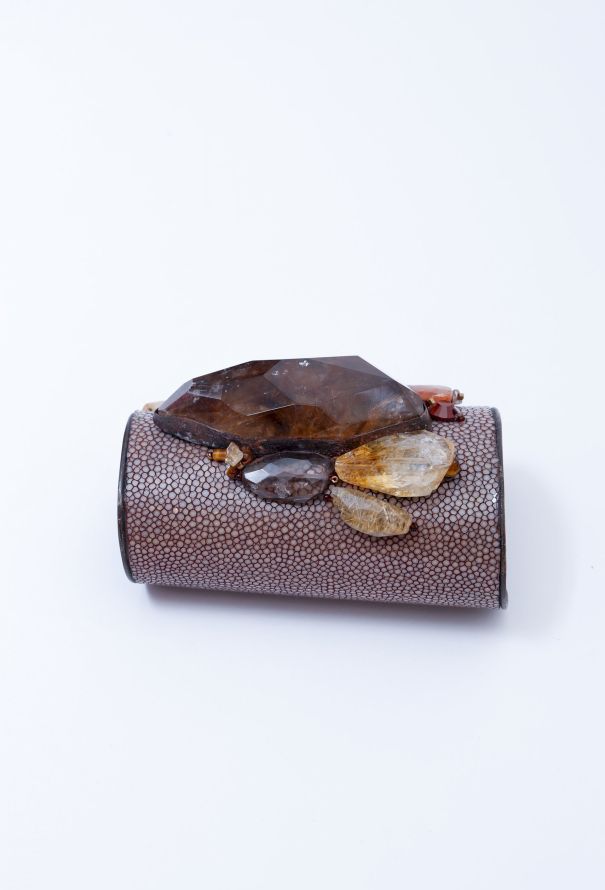 Exquisite Vintage Stingray Amber Cuff - 9