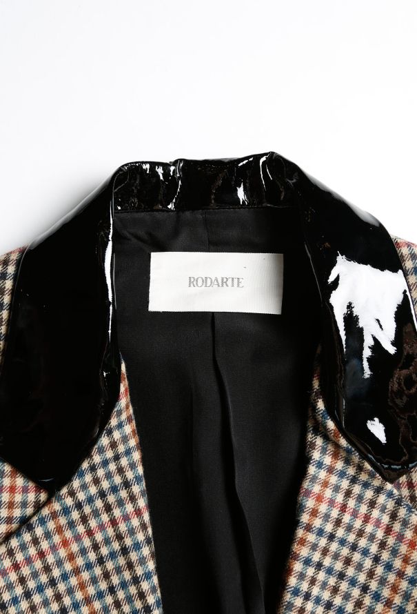 Rodarte F/W 2015 Patent Trim Blazer - 6