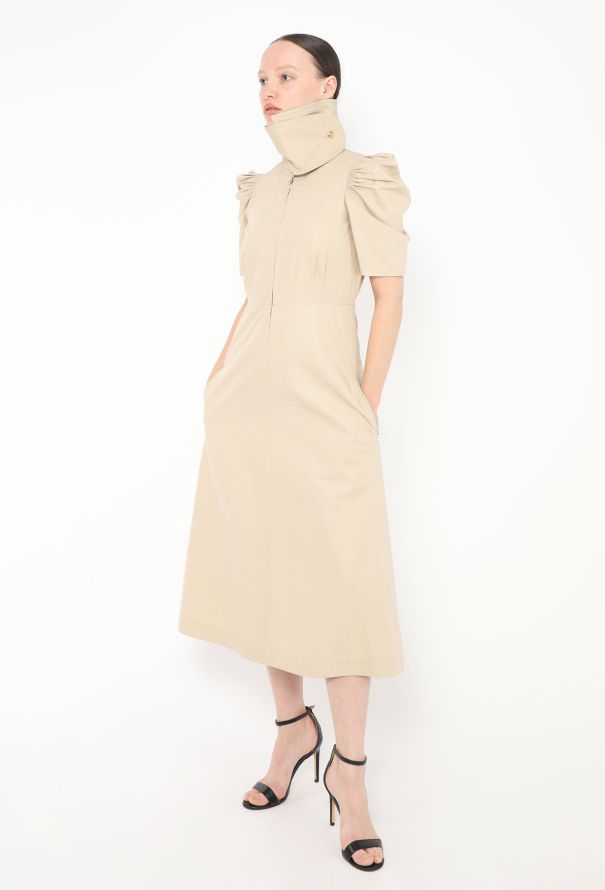 Céline 2017 Cotton Trench Dress - 4