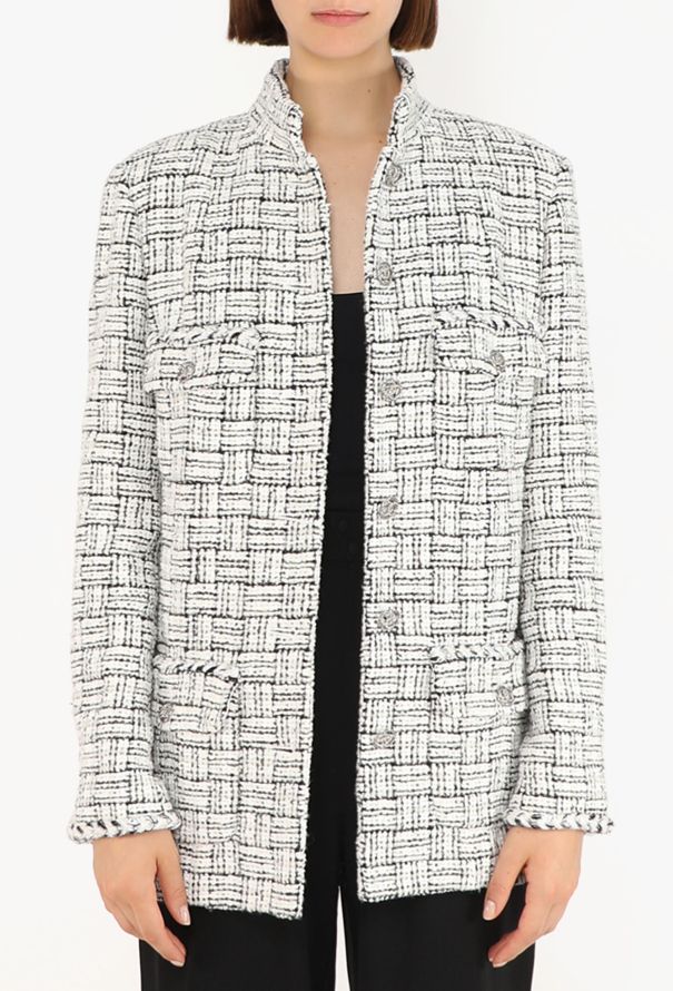 Chanel Sequin Tweed 'CC' Jacket, 2023 - 5