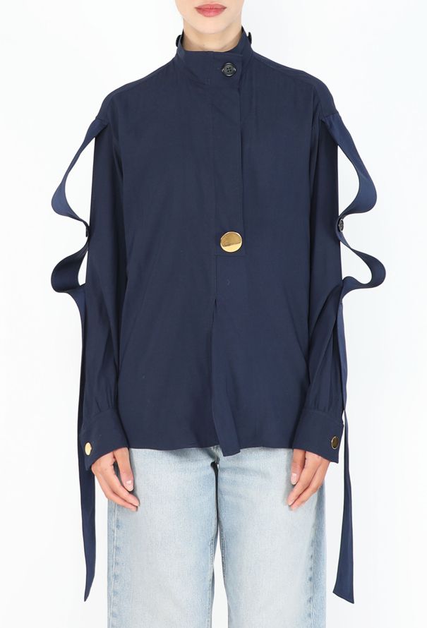 Céline Silk Panel Blouse, Pre-Fall 2015 - 3