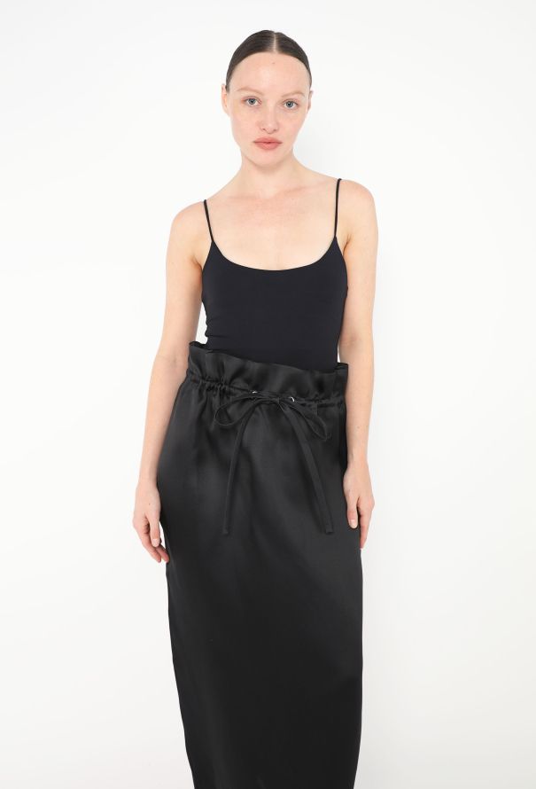 Khaite F/W 2024 Ember Silk Drawstring Skirt - 4