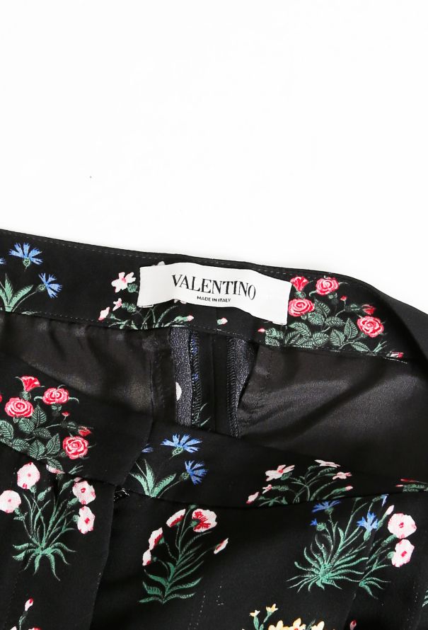 Valentino Floral Silk Skorts - 5