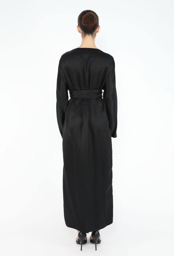 The Row 2020 Clementine Charmeuse Wrap Dress - 5