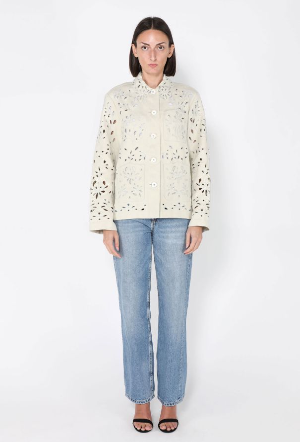 Chloé Broderie Anglaise Jacket, Resort 2022 - 5
