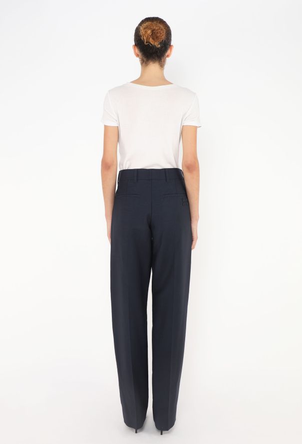 Miu Miu S/S 2025 Mohair Crepe Trouser - 6