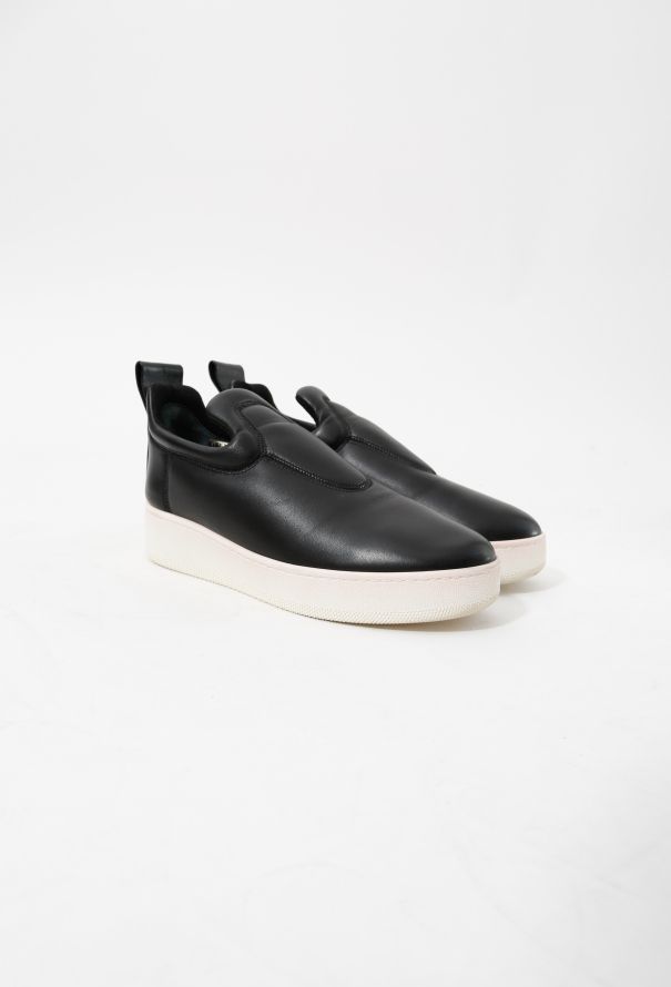 Céline Padded Leather Sneakers - 4