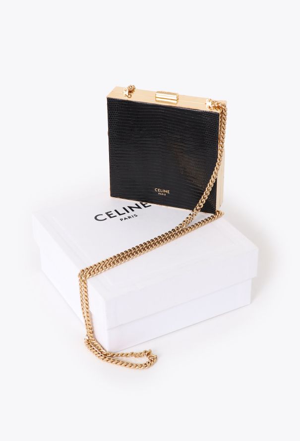 Céline Black Lizard Minaudière - 12
