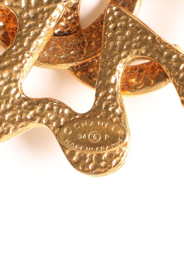 Chanel RARE 1994 'CC' Lucky Clover Necklace - 7