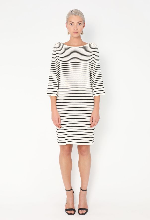 Chanel Marinière 'CC' Button Dress - 1