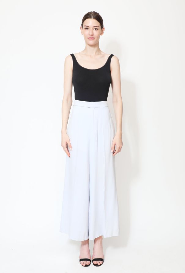 Chloé 2018 Wide-Leg Crêpe Trousers - 1