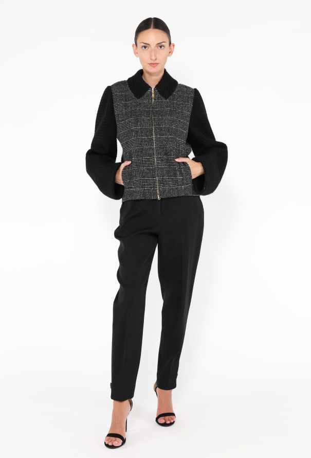 Saint Laurent Plaid Wool Jacket Ensemble, F/W 2011 - 1