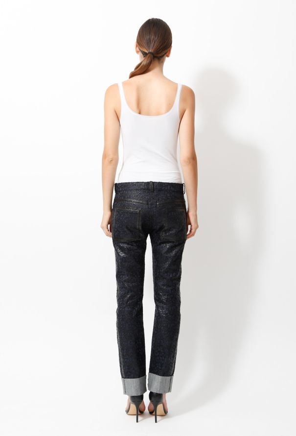 Balenciaga S/S 2011 Lace Covered Jeans - 5