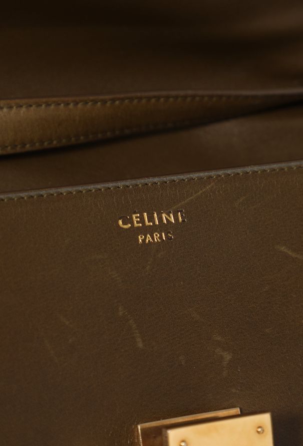 Céline Classic Box Bag in Olive Calfskin – S/S 2016 Runway - 11