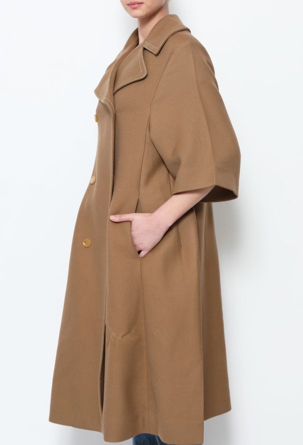 Chloé CAMPAIGN F/W 2019 Twill Overcoat - 5