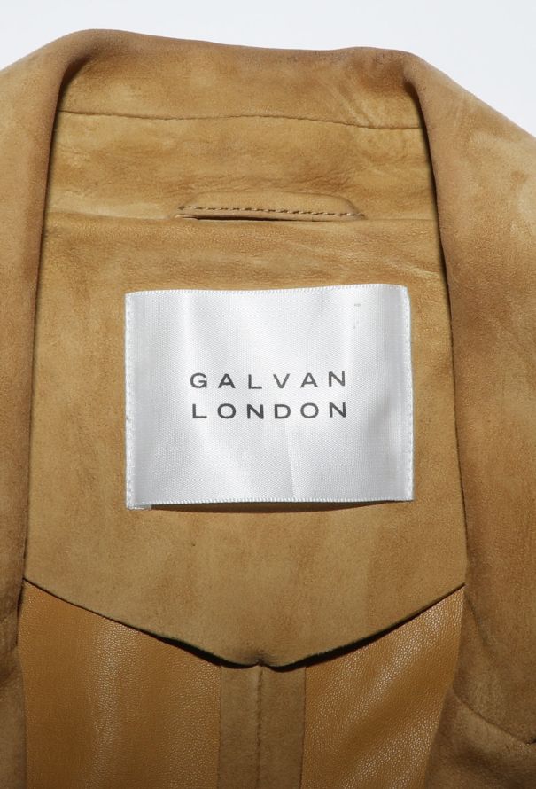 Galvan Resort 2022 Farrah Suede Trench - 8