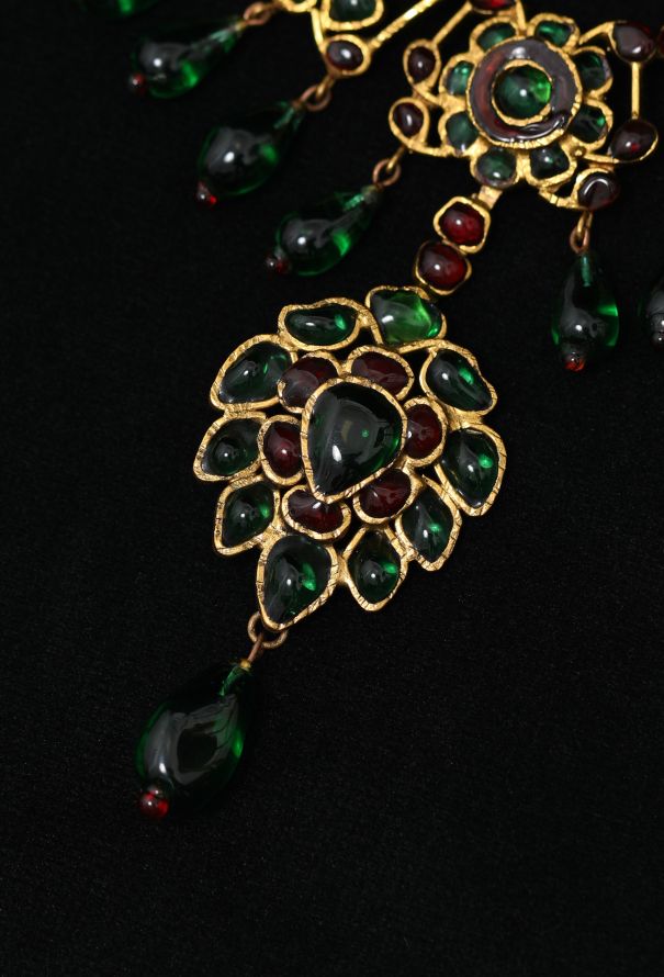 Chanel COUTURE Late 1960s Gripoix Camélia Necklace - 4