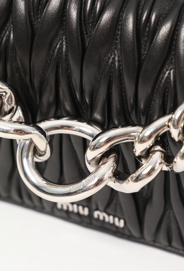 Miu Miu Black Quilted Club Bag - 12