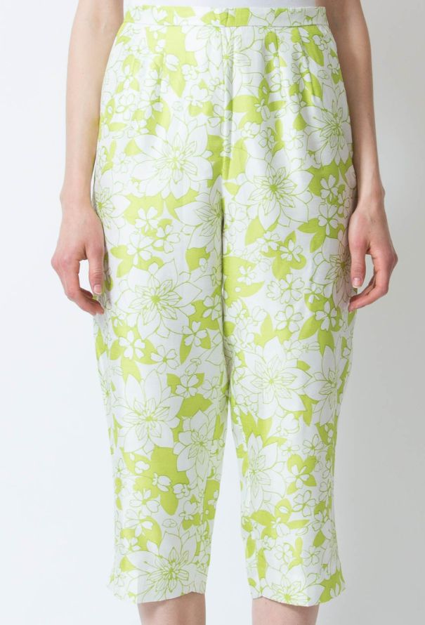 Lime Capri Pants - 4
