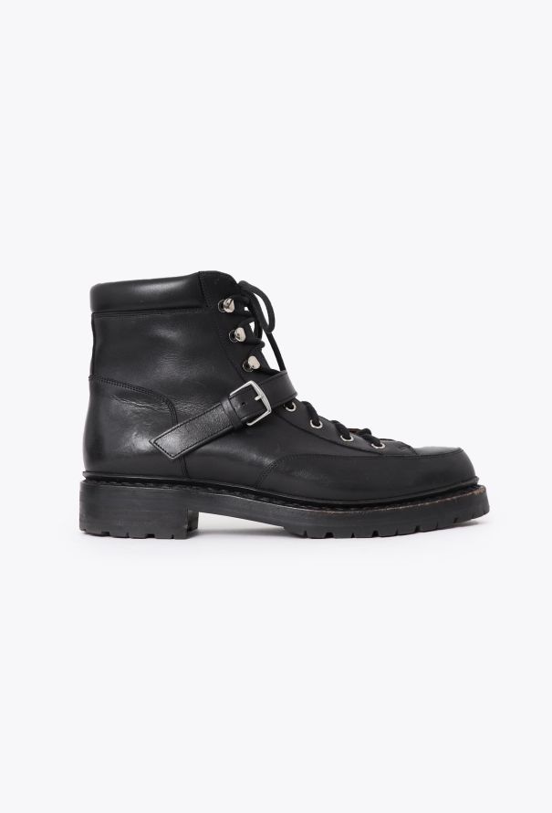 Hermès F/W 2013 Calfskin Hiking Boots - 1