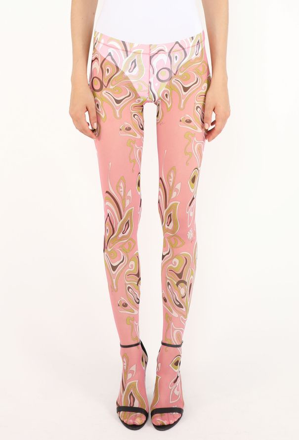 Emilio Pucci Printed Mesh Leggings, 2022 - 2