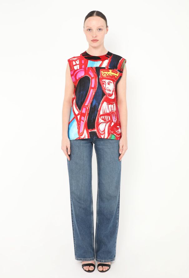Balenciaga S/S 2012 Printed Tunic Top - 3