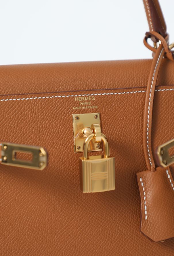 Hermès 2023 Gold Epsom Kelly Sellier 25 - 17