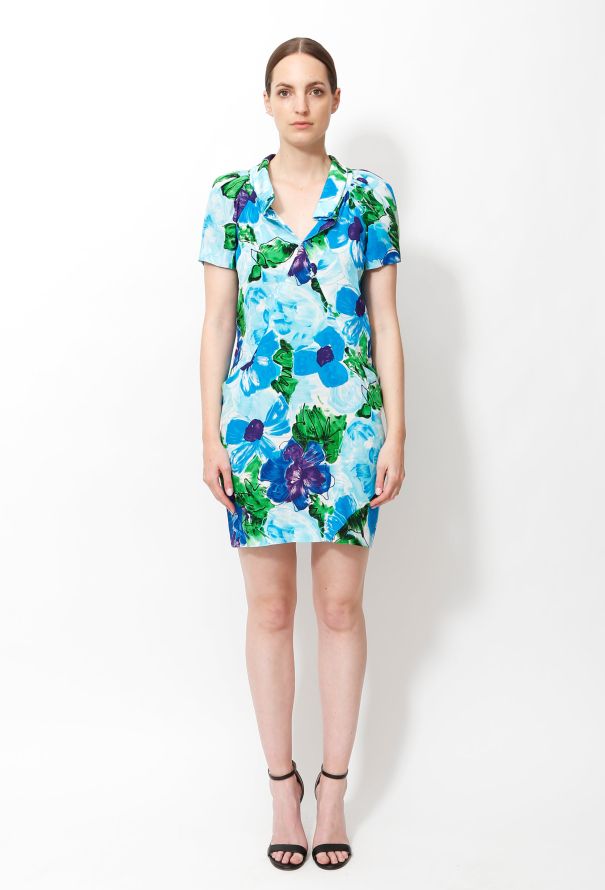Balenciaga 2008 Floral Print Dress - 1