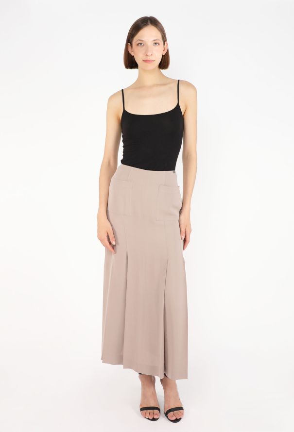 Chanel Pleated Crêpe Skirt, S/S 1999 - 5