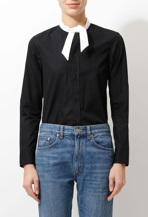 Saint Laurent 2013 White Collared Shirt - 1