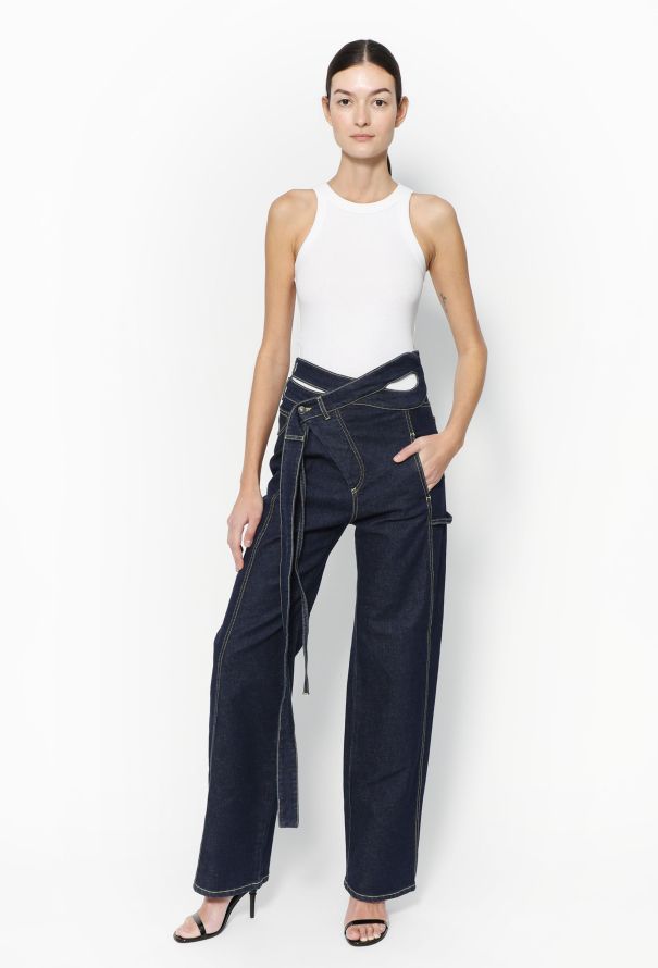 Ottolinger S/S 2022 Wrap Jeans - 1