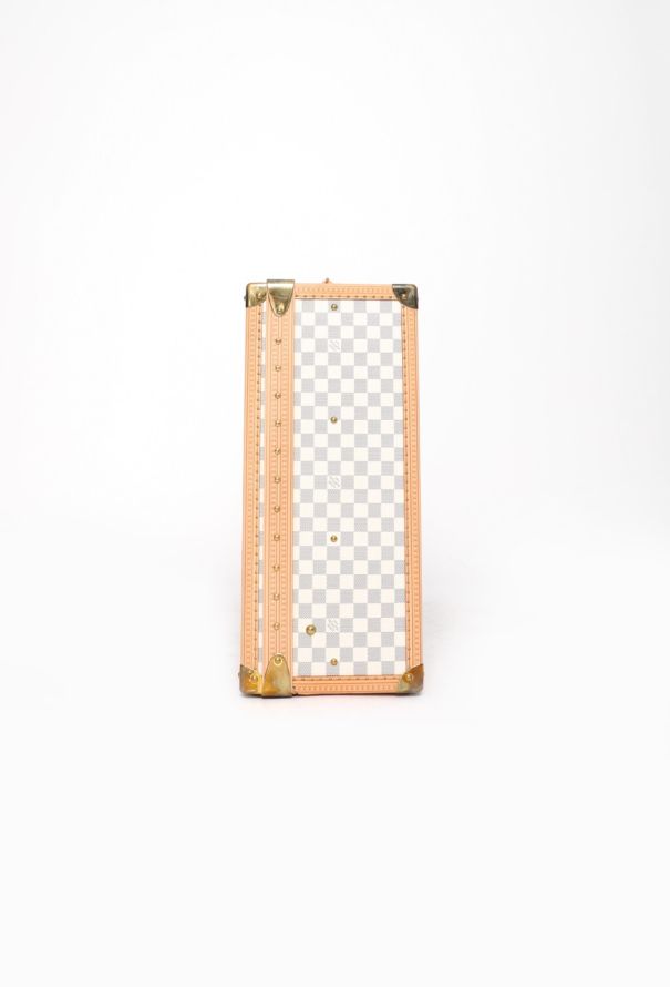 Louis Vuitton Rare Azur Alzer 75 Travel Trunk - 6