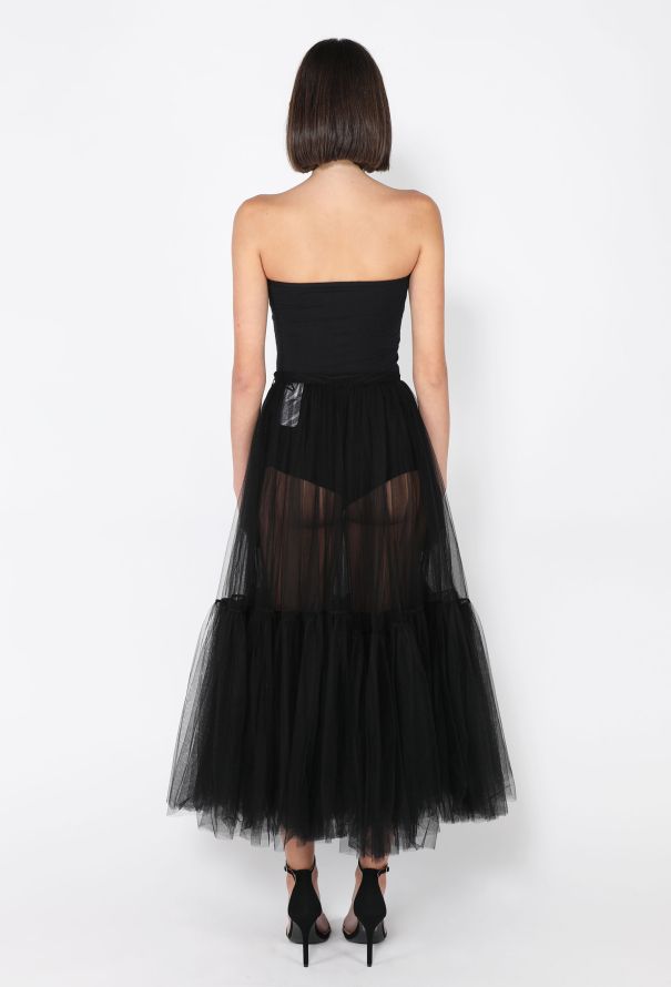 Dior Sheer Tulle Overskirt, Resort 2019 - 5