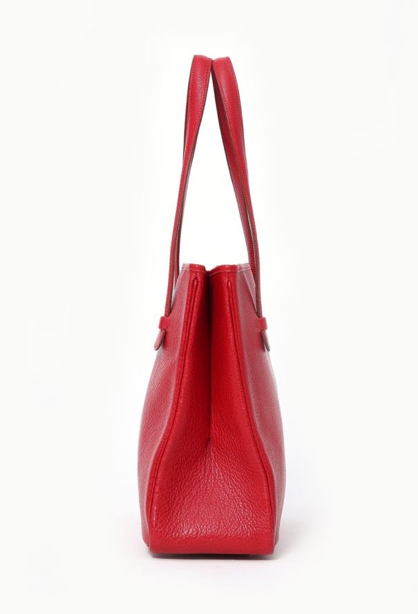 Hermès Red Buffalo Galop Tote Bag - 4