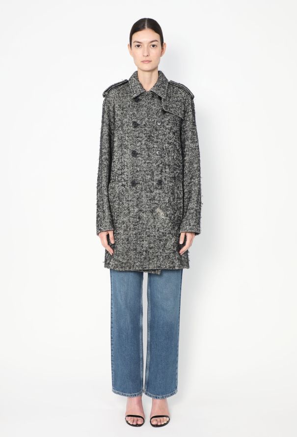 Christian Dior F/W 2007 Navigate Mohair Peacoat - 5