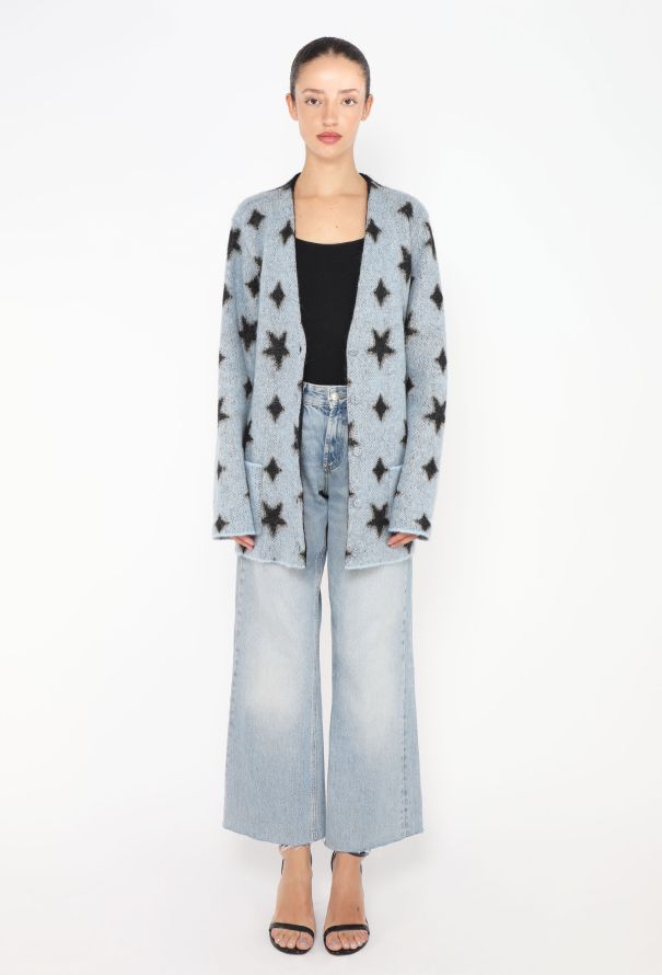 Saint Laurent F/W 2013 Mohair Star Cardigan - 4