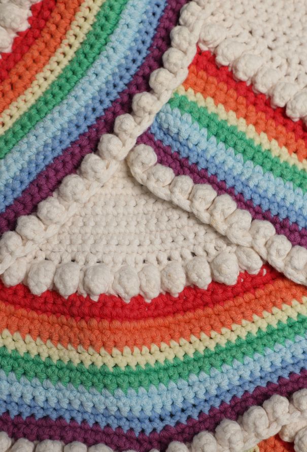 Loewe 2022 x Paula's Ibiza Rainbow Crochet Top - 8
