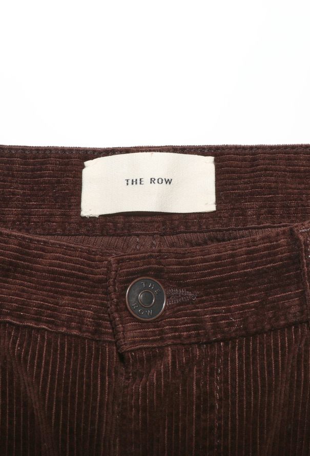 The Row Brown Corduroy  Trousers Eglitta - S/S 2025 - 6
