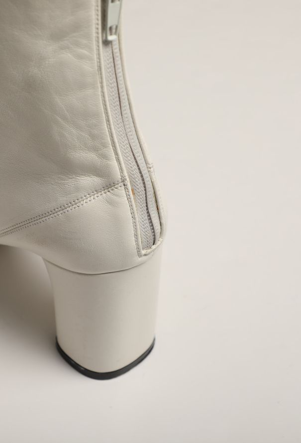 Céline Leather Ankle Boots - 12