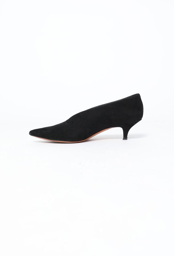 Céline Pre-Fall 2015 Suede Slit Heels - 5