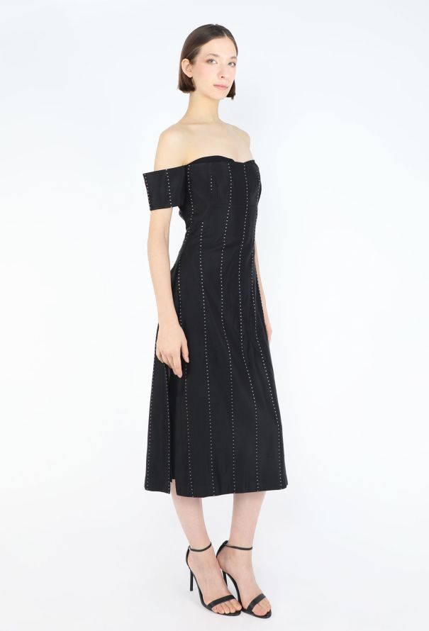 Alexander McQueen Late '90s Striped Bustier Dress - 2