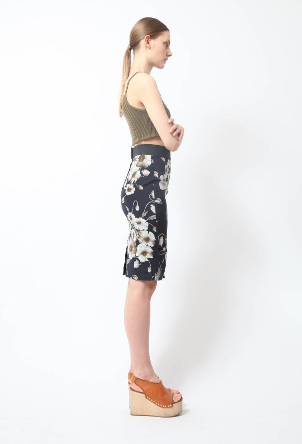 Dolce & Gabbana Floral Pencil Skirt - 3