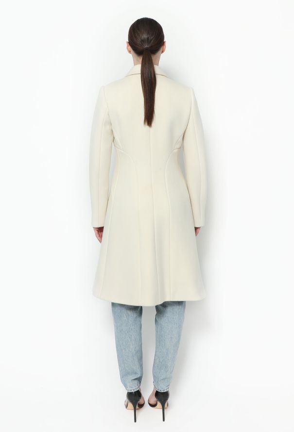 Alaïa Flared Wool Coat - 4