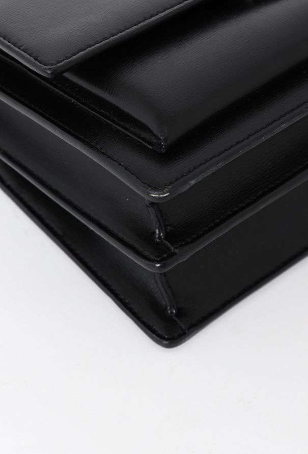 Saint Laurent Black Medium Sunset Bag - 9