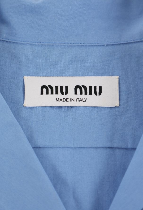 Miu Miu F/W 2024 Poplin Pajama Top - 5