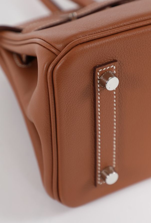 Hermès Exceptional Gold Evercolor Shoulder Birkin 29 - 14
