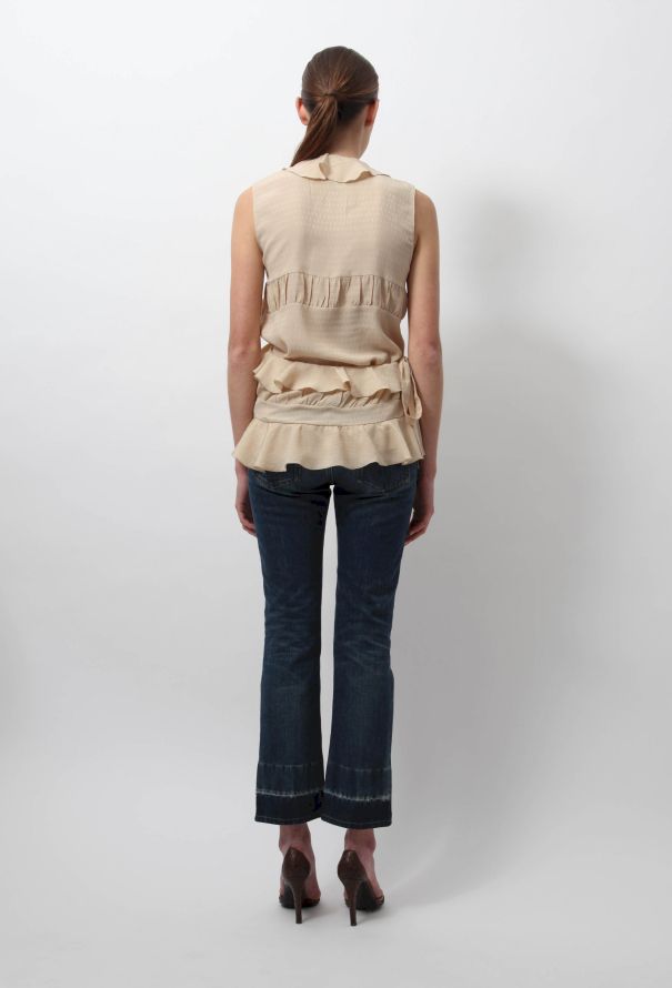 Chloé Ruffled Wrap Blouse - 3