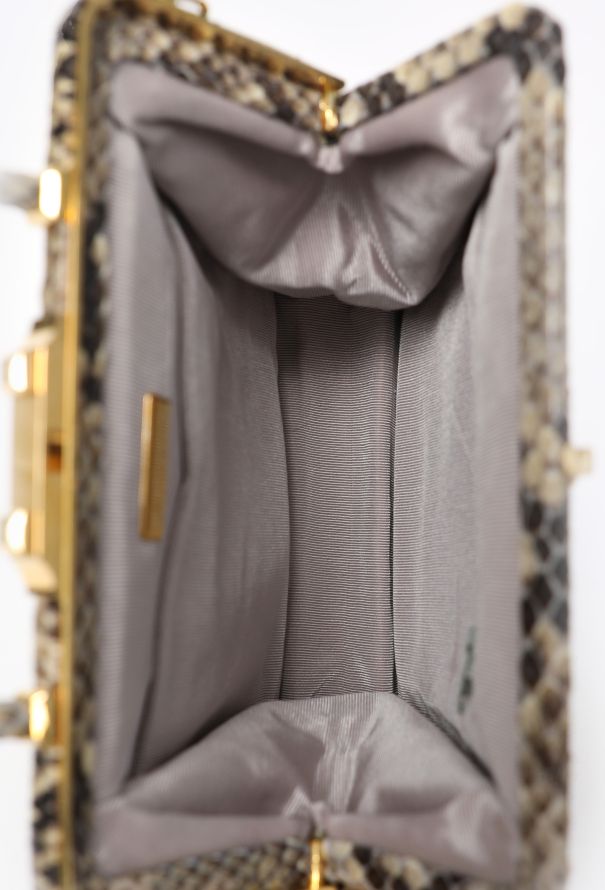 Judith Leiber Python Top-Handle Clutch Bag - 13