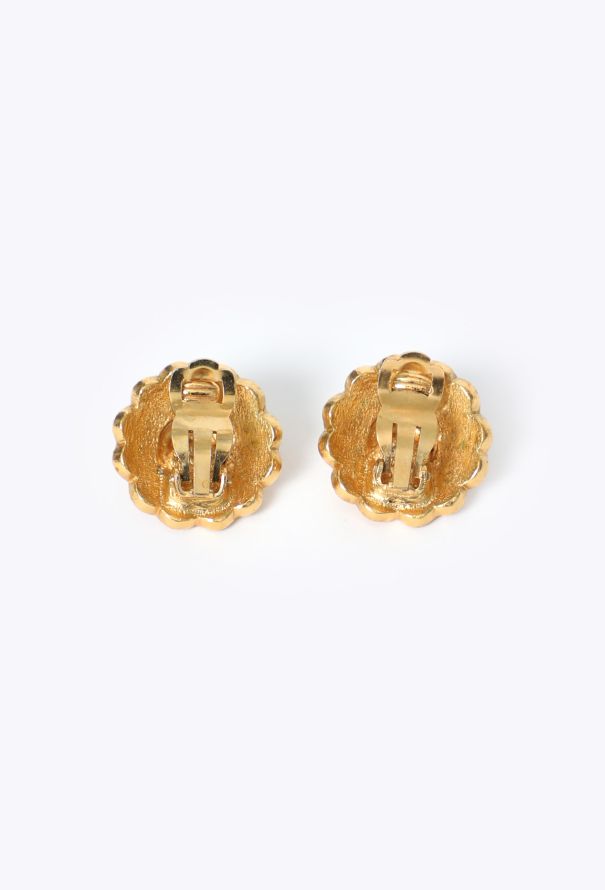 Chanel 1996 Mini Floral Clip-On Earrings - 4